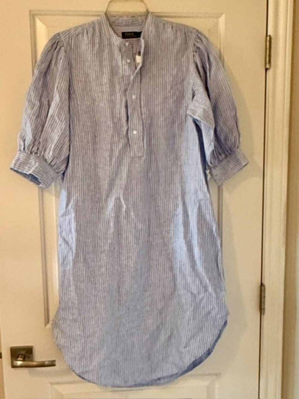 NWT Polo Ralph Lauren Striped Linen Dress Size 8